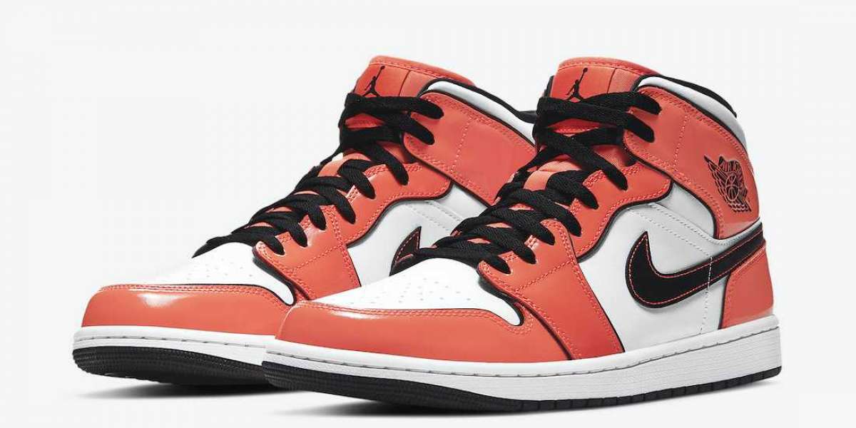 DD6834-802 Nike Air Jordan 1 Mid “Turf Orange” Basketball Shoes Releasing Soon