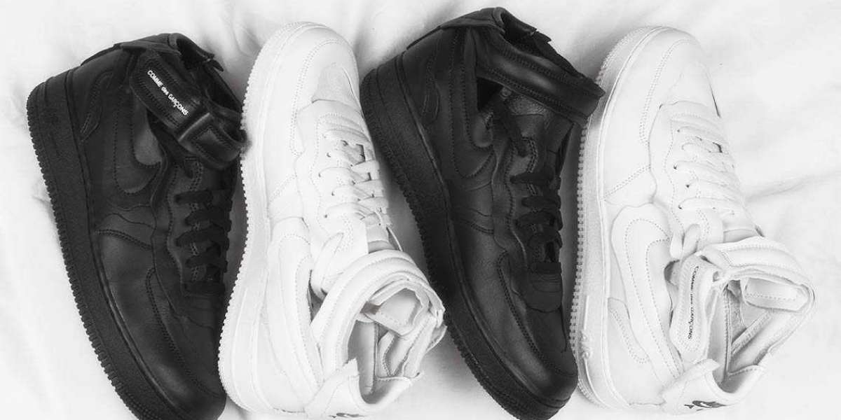 COMME des GARÇONS x Nike Air Force 1 to release white and black colorway end of the month!