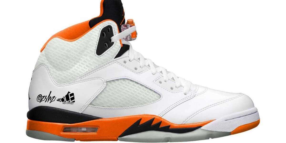 DC1060-100 Air Jordan 5 “Total Orange” Basketball Shoes Releasing September 2021