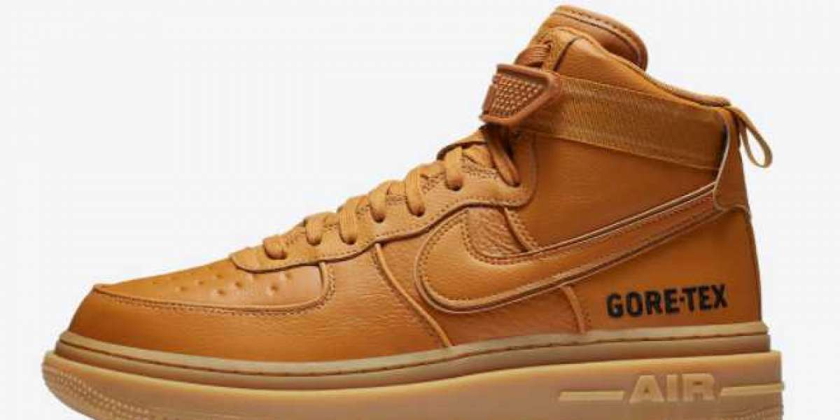 Just buy a pair of Nike rhubarb boots in winter! Nike Air Force 1 Gore-Tex Boot “Wheat” For Sale Online