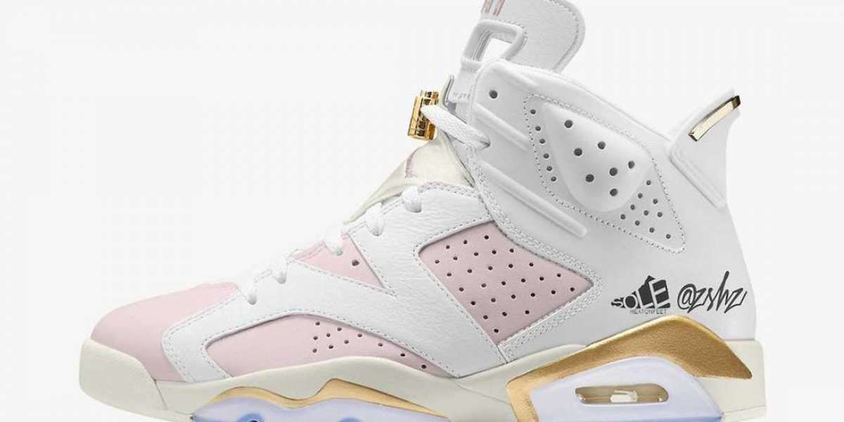 DH9696-100 Air Jordan 6 WMNS “Barely Rose” will release during July 2021