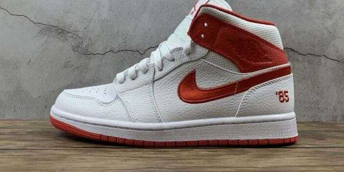 New Drop Air Jordan 1 Mid 85 DH0200-100 White Red Blue for Sale