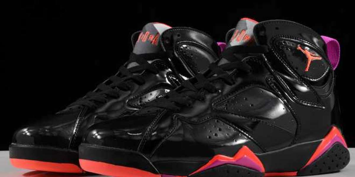 Newest Air Jordan 7 “Patent Leather” 313358-006 Fast shipping