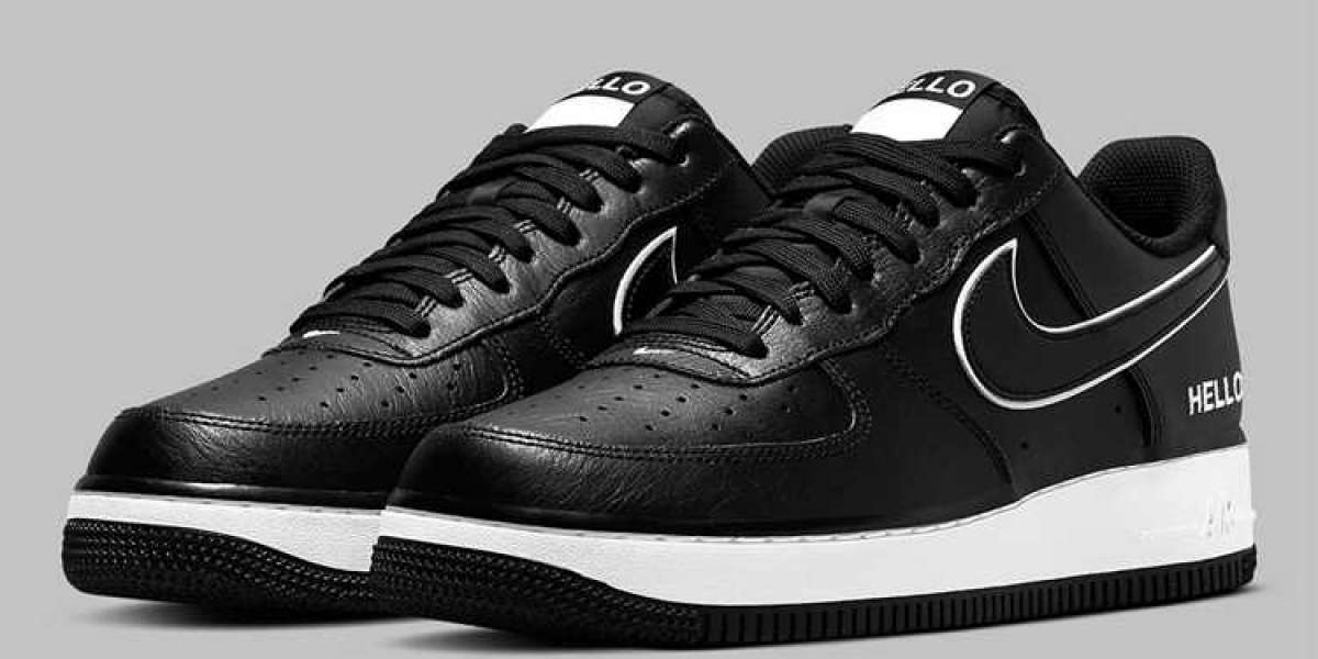 Nike Air Force 1 Low “Hello” Black/White 2021 New Arrival CZ0327-001