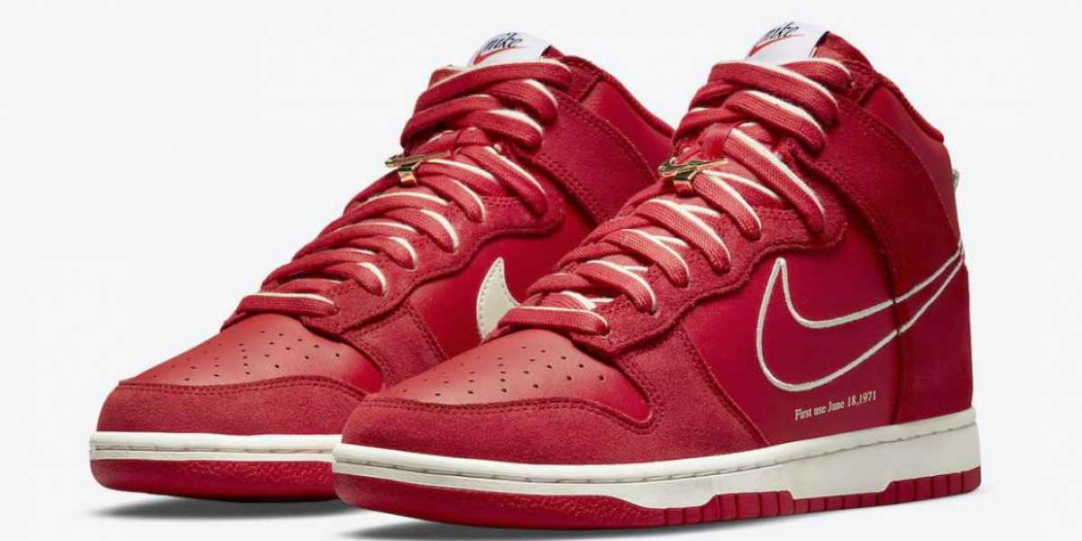 2021 New Nike Dunk High “First Use” University Red/Sail DH0960-600 Hot sell online!