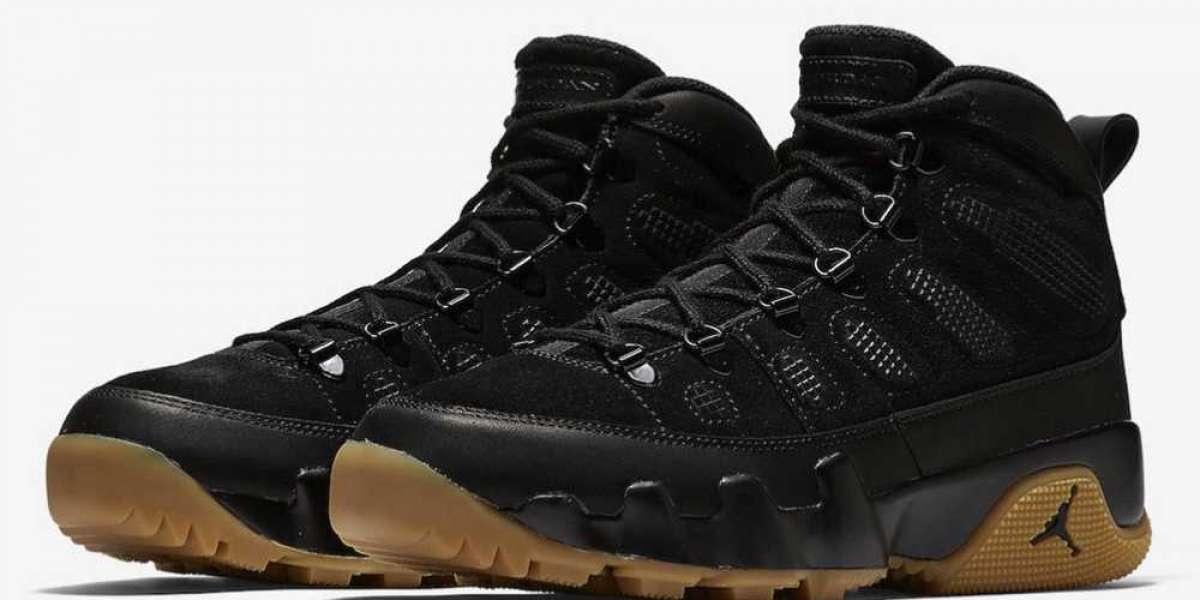 New Air Jordan 9 Boot NRG "Black Gum" AR4491-025 Easy to deal with bad weather!