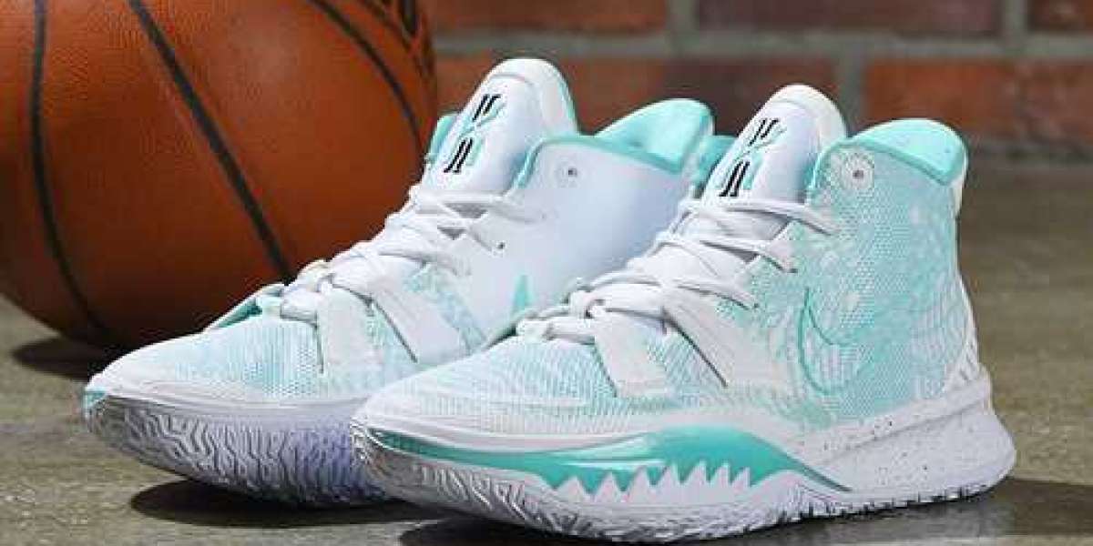 High Quality Nike Kyrie 7 White/Mint Green Casual Basketball Shoes