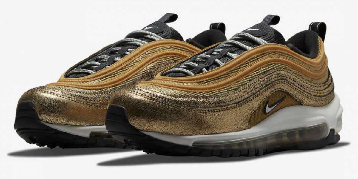 DO5881-700 Nike Air Max 97 WMNS “Golden Gals” Lifestyle Shoes
